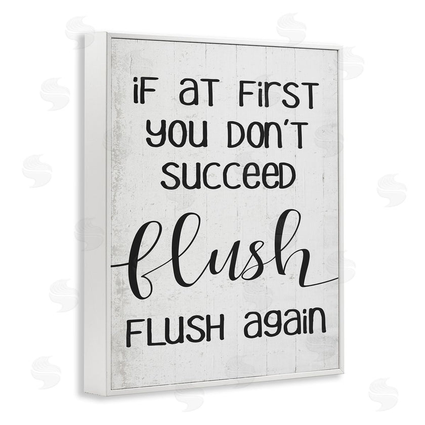 Stupell Studio | If You Don't Succeed Flush Again