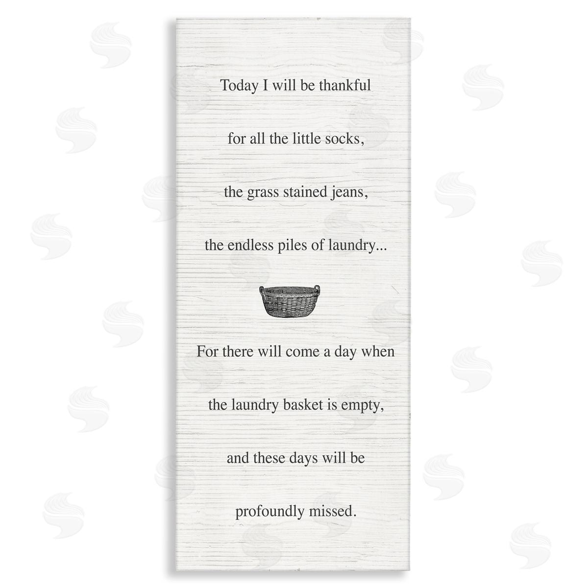 Thankful for Little Socks Canvas Wall Art, Home Decor by Stupell Studio