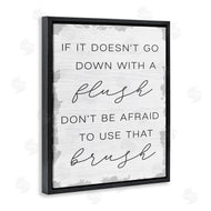 Stupell Studio | Doesn't Flush Use the Brush