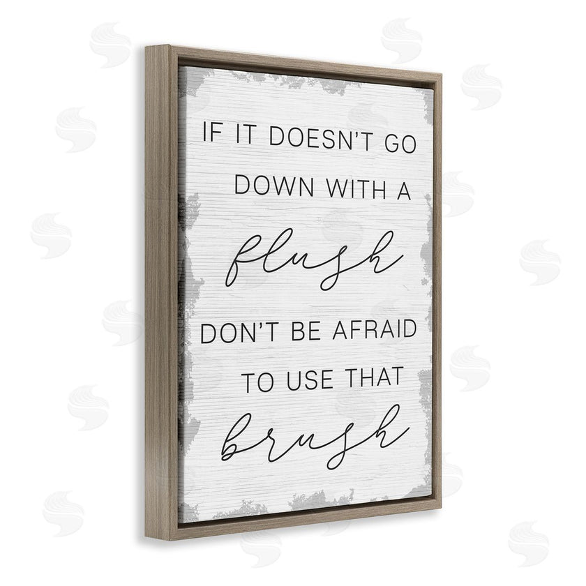 Stupell Studio | Doesn't Flush Use the Brush