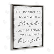 Stupell Studio | Doesn't Flush Use the Brush