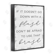 Stupell Studio | Doesn't Flush Use the Brush