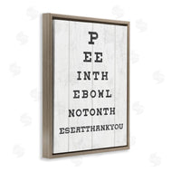 Stupell Studio | Pee in the Bowl Eye Chart