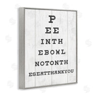 Stupell Studio | Pee in the Bowl Eye Chart