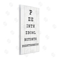 Stupell Studio | Pee in the Bowl Eye Chart