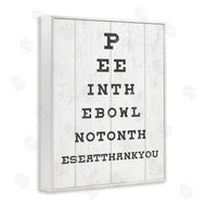 Stupell Studio | Pee in the Bowl Eye Chart