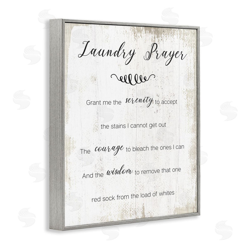 Stupell Studio | Laundry Prayer for Serenity