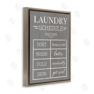 Stupell Studio | Relaxed Laundry Schedule Grey