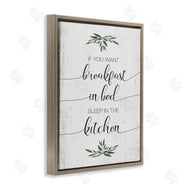 Stupell Studio | Breakfast in Bed Sleep In Kitchen