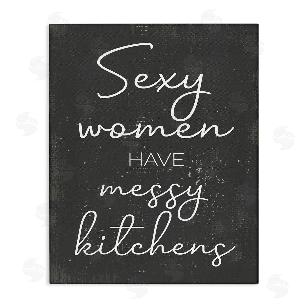 Sexy Women Have Messy Kitchens Canvas Wall Art, Home Decor by Stupell Studio