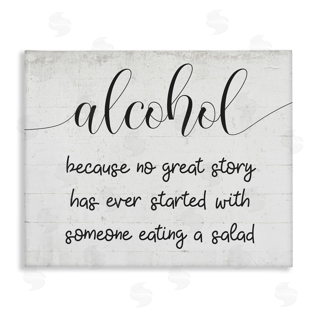 Alcohol for Great Story Canvas Wall Art, Home Decor by Stupell Studio