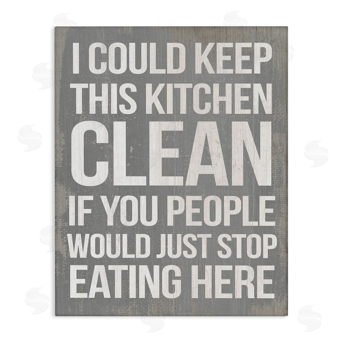 I Could Keep Kitchen Clean Funny Canvas Wall Art, Home Decor by Stupell Studio