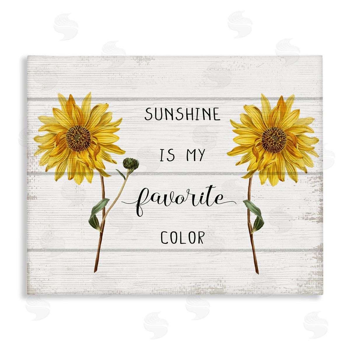 Sunshine is my Favorite Color Canvas Wall Art, Home Decor by Stupell Studio
