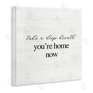 Stupell Studio | Breathe You're Home Now