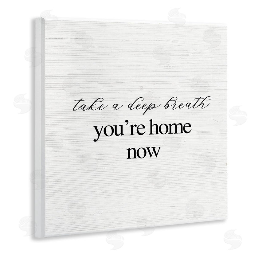 Stupell Studio | Breathe You're Home Now