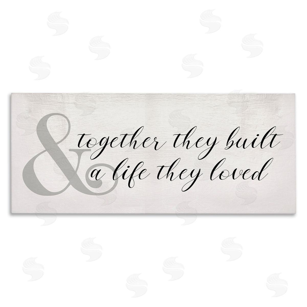 Together Built a Life Loved Canvas Wall Art, Home Decor by Stupell Studio