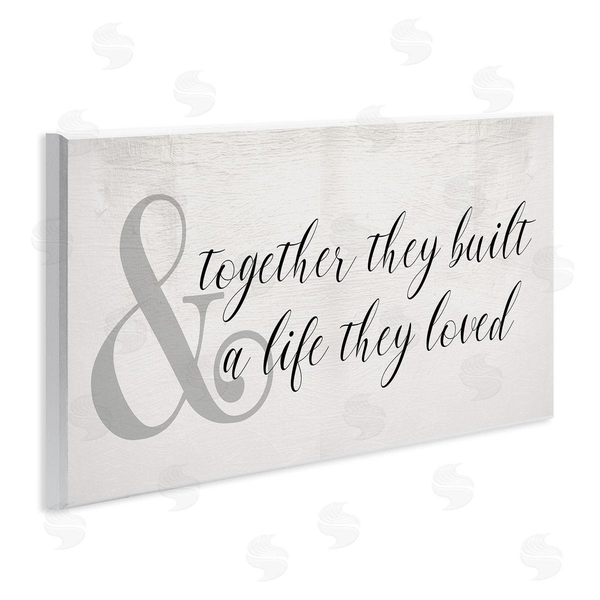 Together Built a Life Loved Wood Plaque Wall Art, Home Decor by Stupell Studio