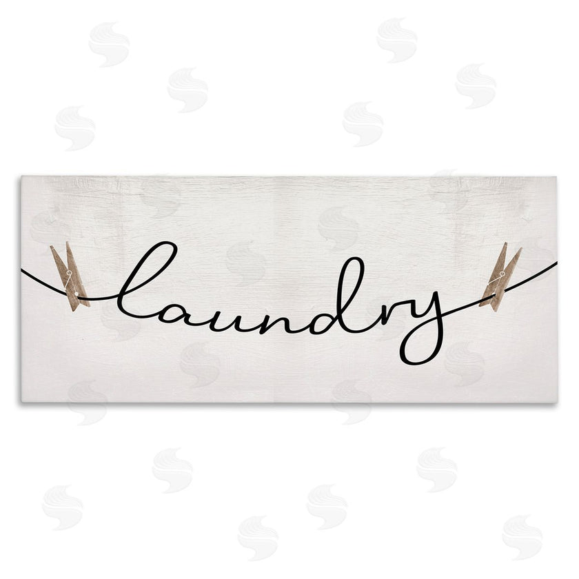 Stupell Studio | Laundry Typography Clothespins