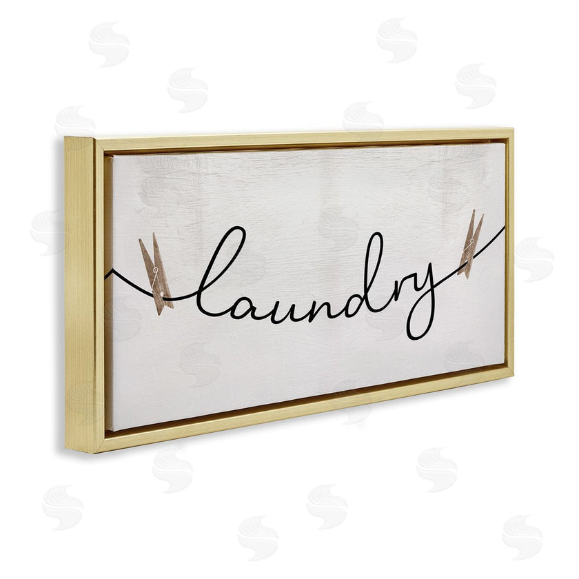 Stupell Studio | Laundry Typography Clothespins