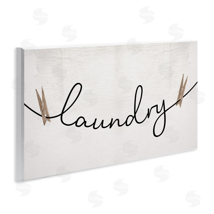 Stupell Studio | Laundry Typography Clothespins