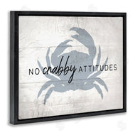Stupell Studio | No Crabby Attitudes Phrase