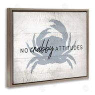 Stupell Studio | No Crabby Attitudes Phrase