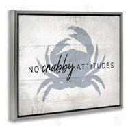 Stupell Studio | No Crabby Attitudes Phrase