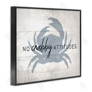 Stupell Studio | No Crabby Attitudes Phrase