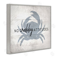 Stupell Studio | No Crabby Attitudes Phrase