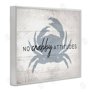 Stupell Studio | No Crabby Attitudes Phrase