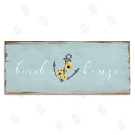 Stupell Studio | Beach House with Floral Anchor