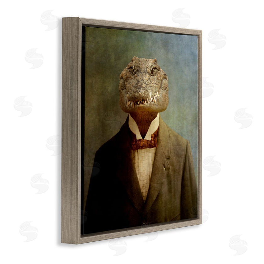 Martine Roch | Alligator in Business Suit