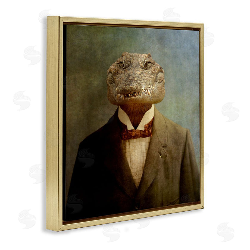 Martine Roch | Alligator in Business Suit