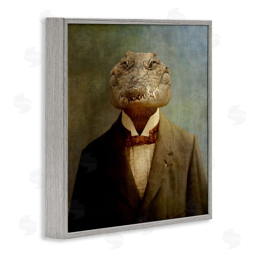 Martine Roch | Alligator in Business Suit
