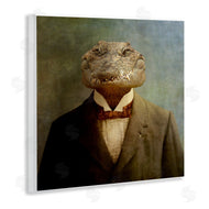 Martine Roch | Alligator in Business Suit