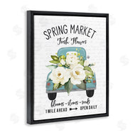 Lettered and Lined | Spring Market Fresh Flowers Truck