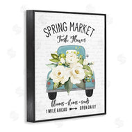 Lettered and Lined | Spring Market Fresh Flowers Truck