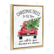 Lettered and Lined | Christmas Trees Red Truck