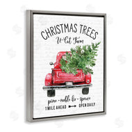 Lettered and Lined | Christmas Trees Red Truck