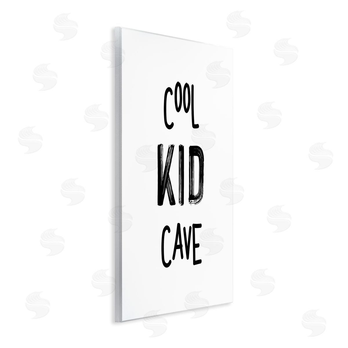 Cool Kid Cave Minimal Wood Plaque Wall Art, Home Decor by Seven Trees