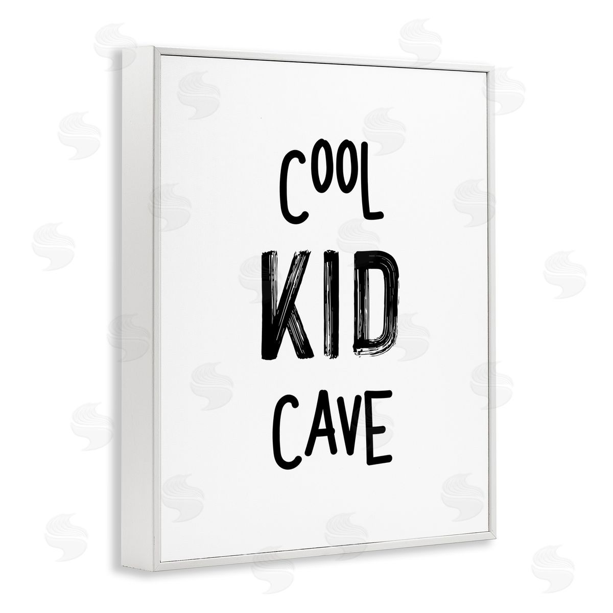 Cool Kid Cave Minimal White Frame Print Wall Art, Home Decor by Seven Trees