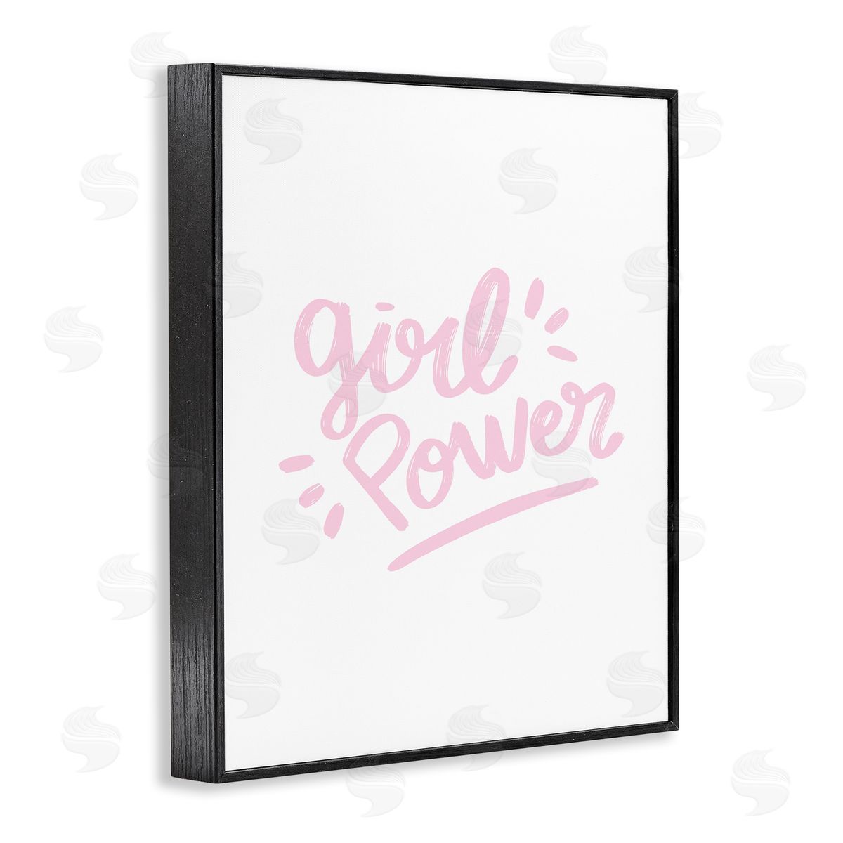 Girl Power Minimal Black Frame Print Wall Art, Home Decor by Seven Trees
