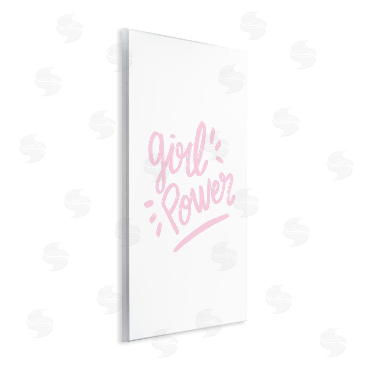 Girl Power Minimal Wood Plaque Wall Art, Home Decor by Seven Trees