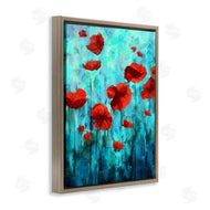 Ziwei Li | Red Poppies over Blue