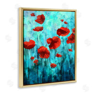 Ziwei Li | Red Poppies over Blue