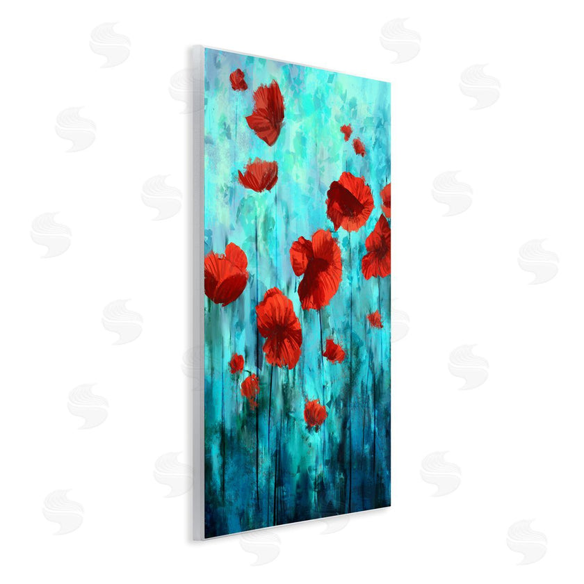 Ziwei Li | Red Poppies over Blue