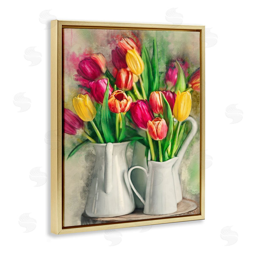 Ziwei Li | Colorful Tulips in Pitchers