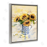 Ziwei Li | Sunflowers in Patterned Pitcher
