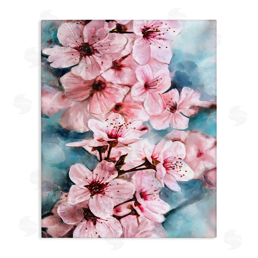 Ziwei Li | Cherry Blossom Tree Watercolor