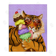 Shari Warren | Tiger with Ice Cream Cone